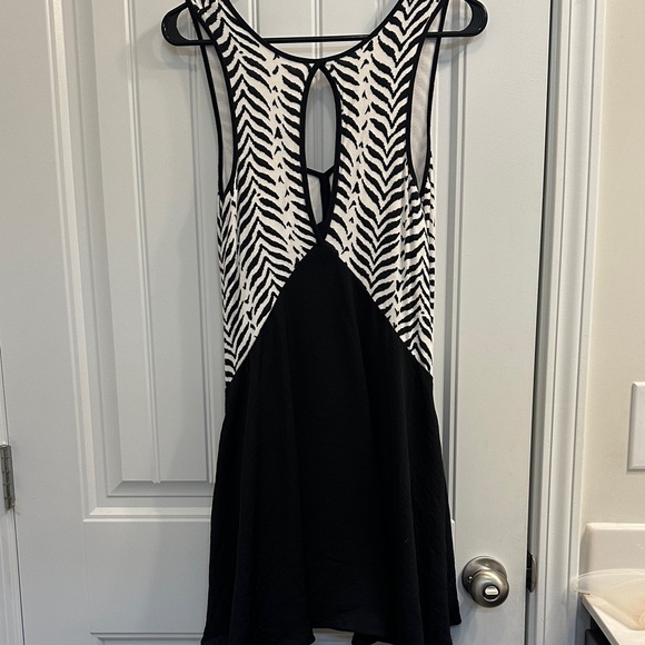 FREE PEOPLE Walk in the Park Dress Zebra Stripe - Picture 10 of 10